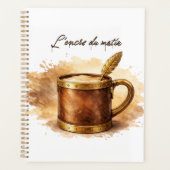 Tasse l'encre du matin planner (Voorkant)