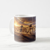 Tasse Les Figures en Course de la Chaîne de Lien d (Devant gauche)
