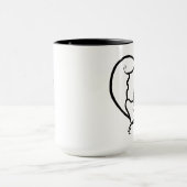 Tasse lesbienne d'icône de couples (Centre)