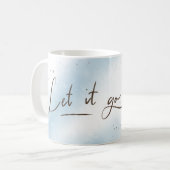 Tasse Let it Go | Fille en Bleu (Devant gauche)