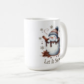 Tasse Let It Snow (Devant droit)