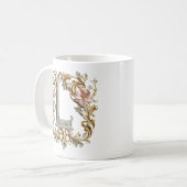 Tasse Lettre Baroque 'L' pour une Princesse du Caf (Devant gauche)