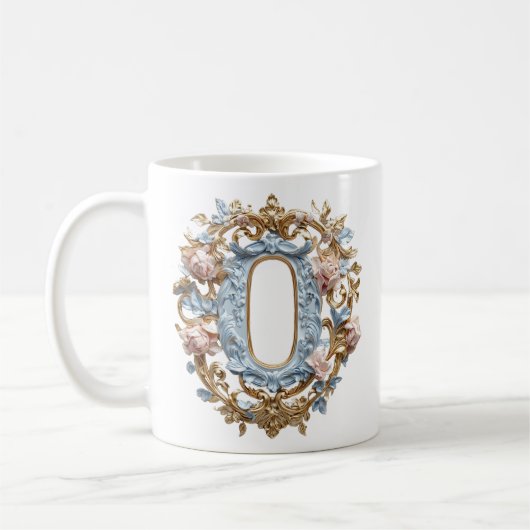 Tasse 'Lettre Baroque O' pour une Princesse du Caf (Gauche)