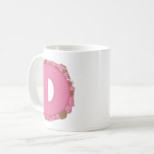 Tasse Lettre D : Monogramme Initiale (Devant gauche)