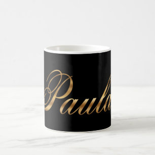 Tasse lettre design Paula tasse à café