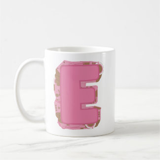 Tasse Lettre E : Monogramme Initiale