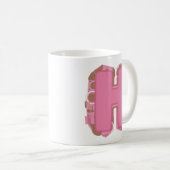 Tasse Lettre H : Monogramme Initial (Devant droit)