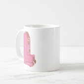 Tasse Lettre L : Monogramme Initial (Devant gauche)