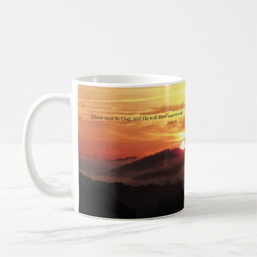 Tasse Lever de soleil rapproché (Gauche)