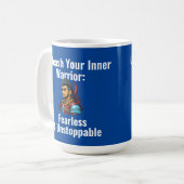 Tasse "Libérez Votre Guerrier Intérieur" (Devant gauche)