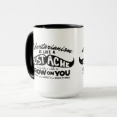 Tasse libertaire de moustache (Devant gauche)