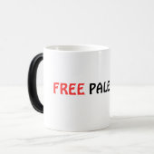 Tasse LIBRE de la PALESTINE (Devant gauche)