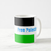 Tasse libre de la Palestine (Devant droit)