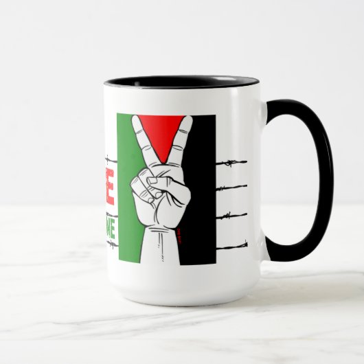 Tasse libre de la Palestine (Droite)