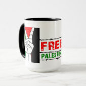 Tasse libre de la Palestine (Devant gauche)