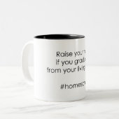 Tasse licenciée de Homeschool (Devant gauche)
