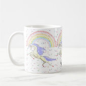 Tasse Licorne Arc-en-ciel Pastel (Gauche)