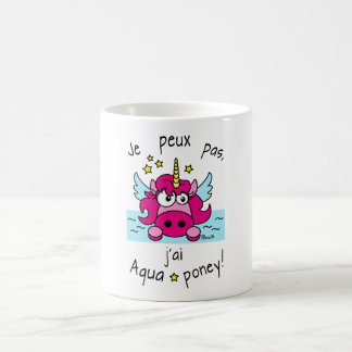 Tasse Licorne, Je peux pas, j'ai aquaponey