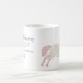 Tasse Licorne Mot Monde (Centre)