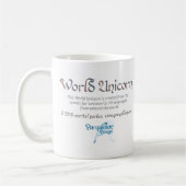 Tasse Licorne Mot Monde (Gauche)