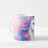 Tasse Licorne Pastel Rêveuse (Devant gauche)