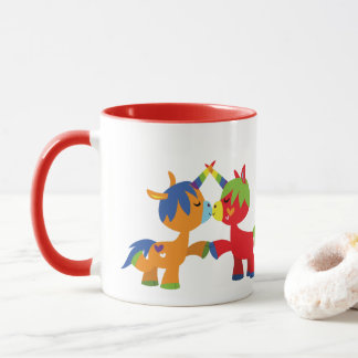 Tasse Licornes LGBTQIA Cartoon Mignon