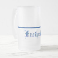 Tasse Ligne-Fraternité-Givrée par bleu mince