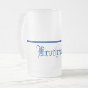 Tasse Ligne-Fraternité-Givrée par bleu mince