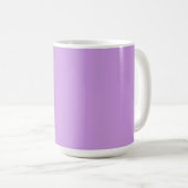 Tasse lilas blanche zen (Devant droit)
