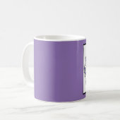 Tasse lilas de Pegasus de bande dessinée (Devant gauche)