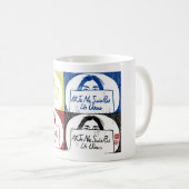 Tasse - Linogravure - Je ne suis pas un virus (Devant droit)