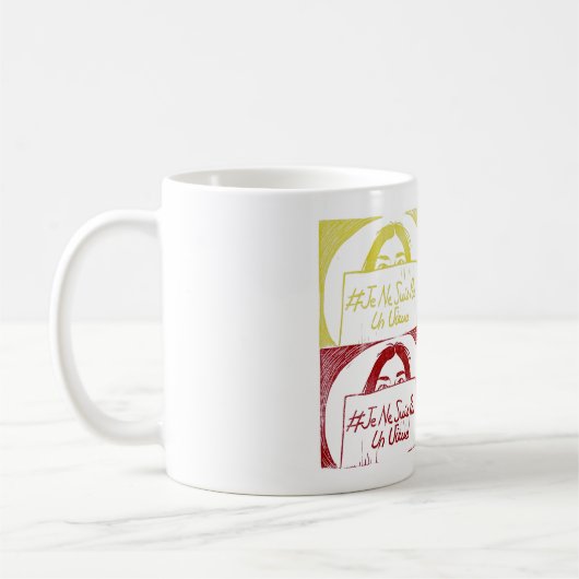 Tasse - Linogravure - Je ne suis pas un virus (Gauche)