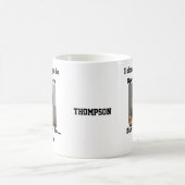 Tasse lion feuille de calcul de bureau (Centre)