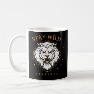Tasse Lion Sauvage Intrépide Café Audacieux Esth