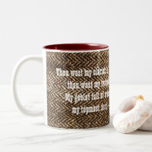 Tasse littéraire de tweed de John Keats