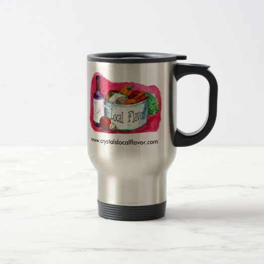Tasse locale de voyage de la saveur du cristal (Droit)