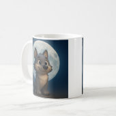 Tasse Loup au Clair de Lune (Devant gauche)