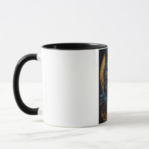 Tasse Loup Bleu Royal - Tasse Loup Mystique - Pour