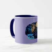 Tasse Loup Le Guerrier Solitaire (Devant gauche)