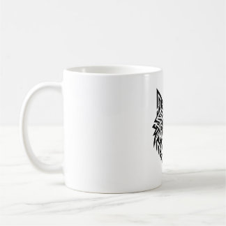 Tasse Loup Tribal – Design Animal Géométrique Auda