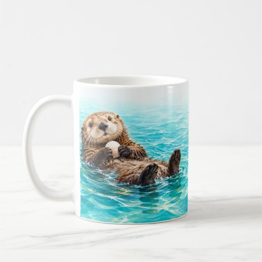 Tasse Loutres Nageuses (Gauche)