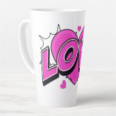 tasse LOVE latte (Angle gauche)