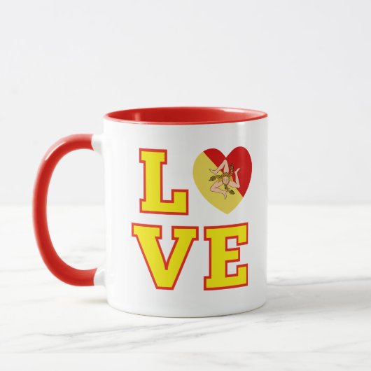 Tasse LOVE Sicile (Gauche)