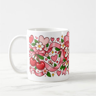 Tasse Love You a Bunch Arc-en-Ciel Ruban Cœur Ré