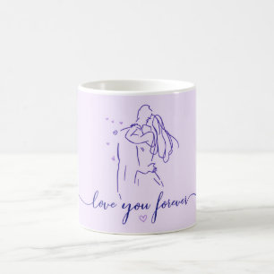 Tasse Love You Forever – Cadeau romantique de la S