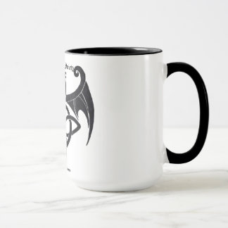 Tasse loyale de dragon de membre de société noire
