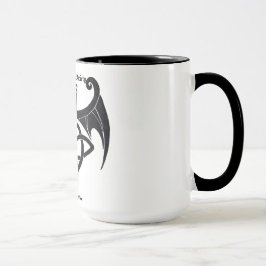 Tasse loyale de dragon de membre de société noire (Droite)