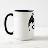 Tasse loyale de dragon de membre de société noire (Gauche)