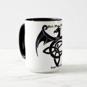 Tasse loyale de dragon de membre de société noire (Devant gauche)