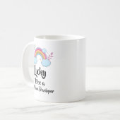 Tasse Lucky To Be A Software Developer (Devant gauche)